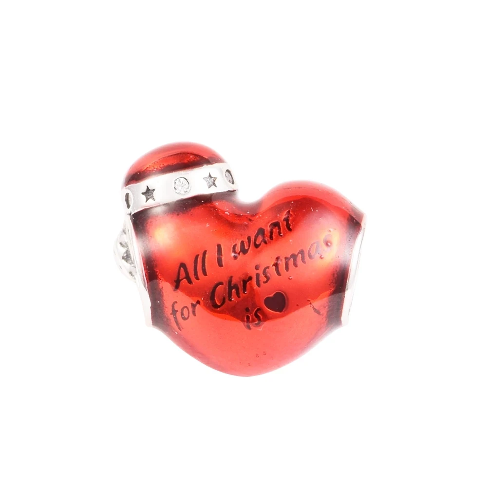 

Women Sterling Silver Christmas Free Shipping Wholesale Friends Mother Kids Female Love Bracelets Charms for Jewelry Making