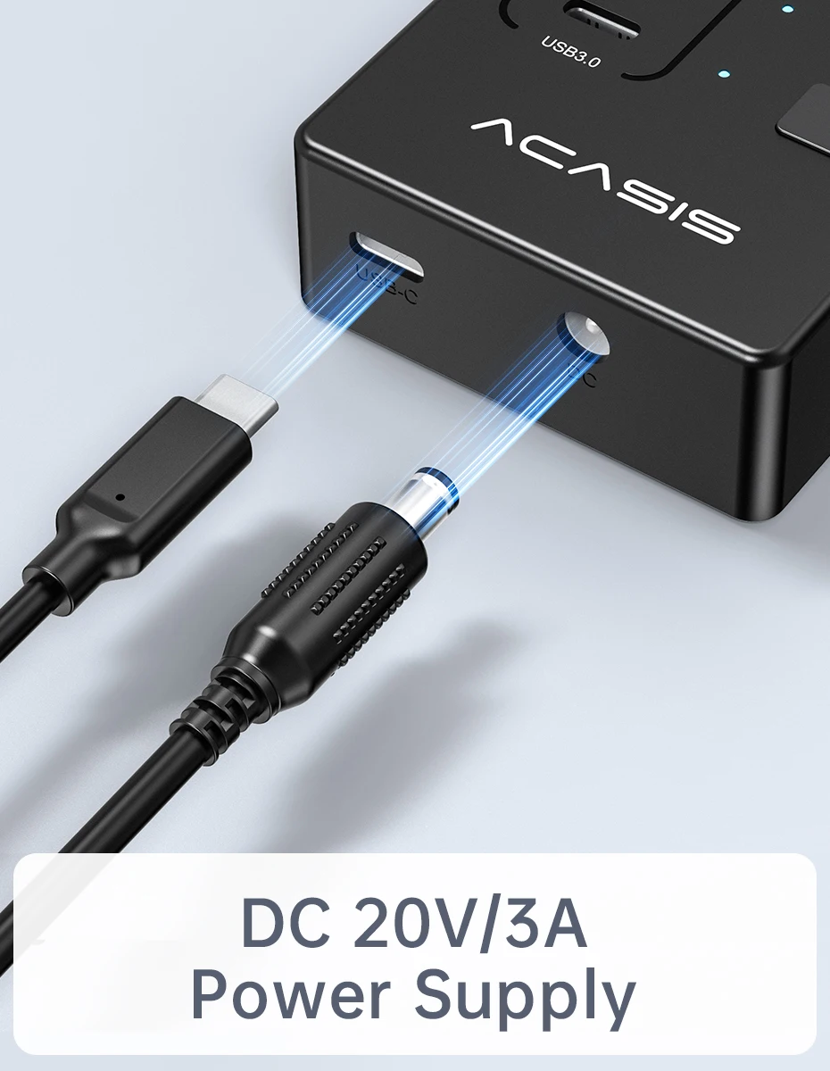 Acasis-Tipo-C Hub divisor USB, 11 Portas, 16