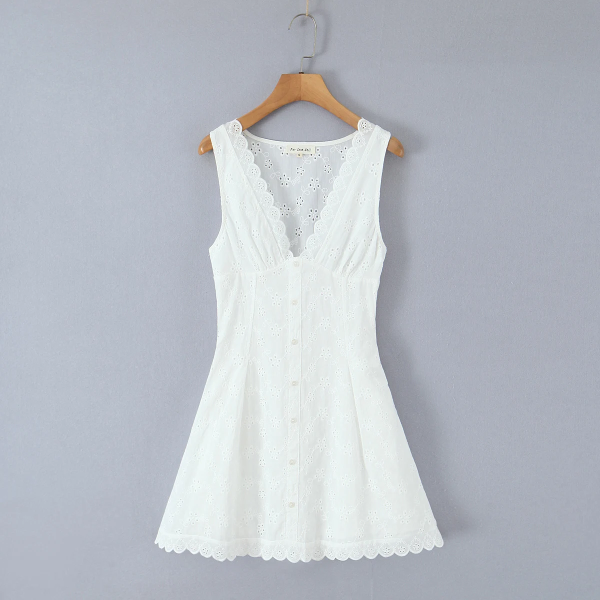 ZJOAN SHOW Lace Dress Back View