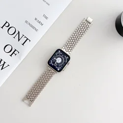 Stainless Steel Metal Watch Band Bracelet Strap for 46mm (Starlight)