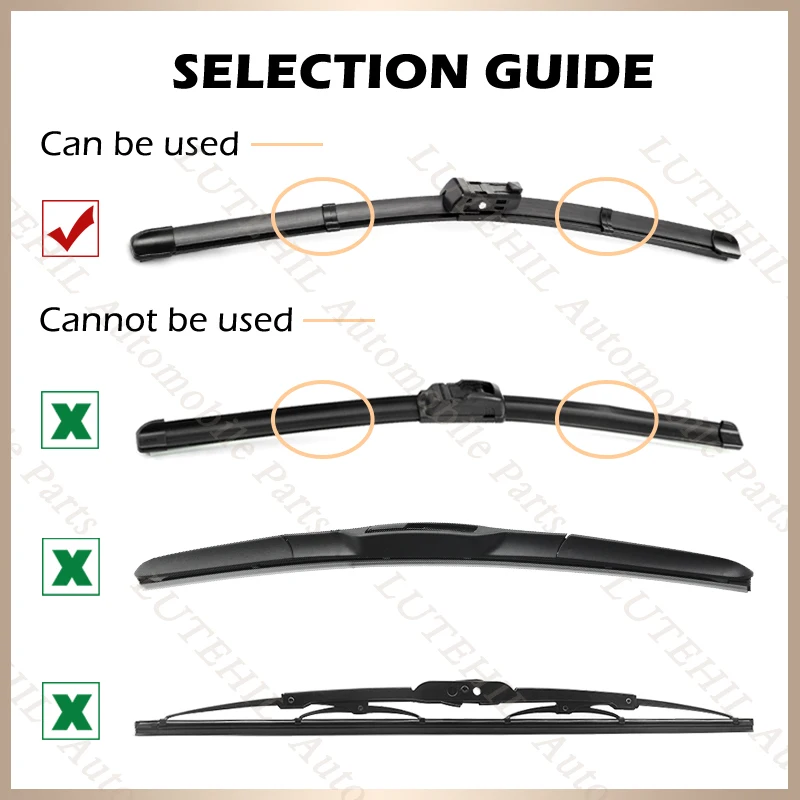 Premium Soft Natural Rubber Wiper Blade Refill Strips