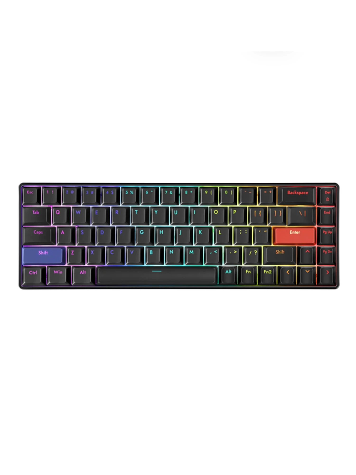 Drunkdeer G65 Magnetsc halter Tastatur verdrahtet 68 Tasten RGB 
