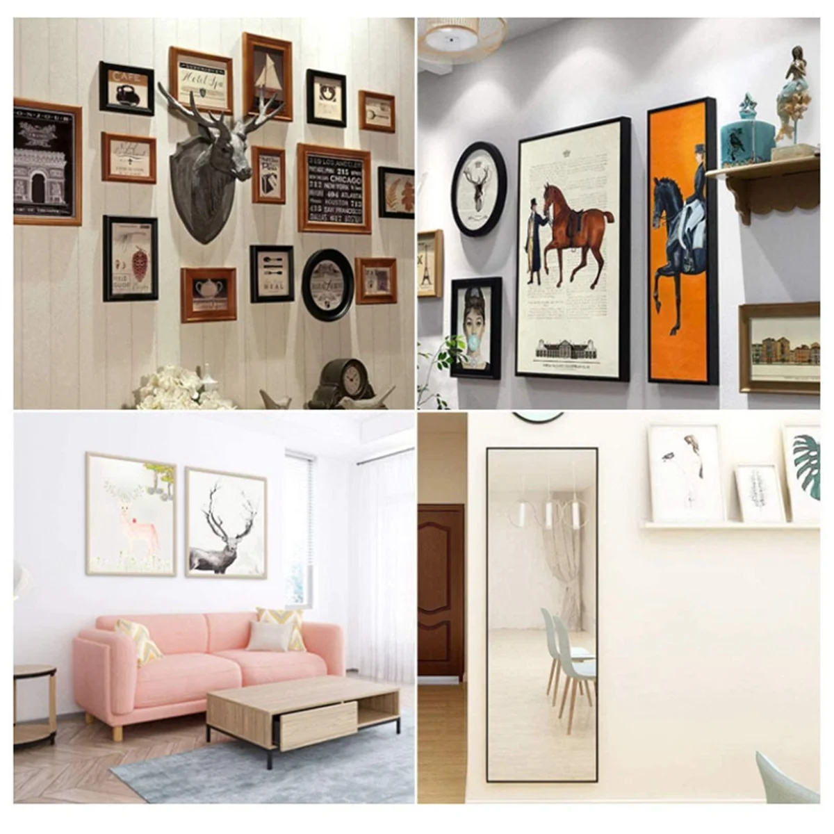 

160Pcs Picture Hooks Kit, Heavy Duty Picture Hanging,Picture Frame Hangers with Nails for Hard Walls,Picture Hanger Set