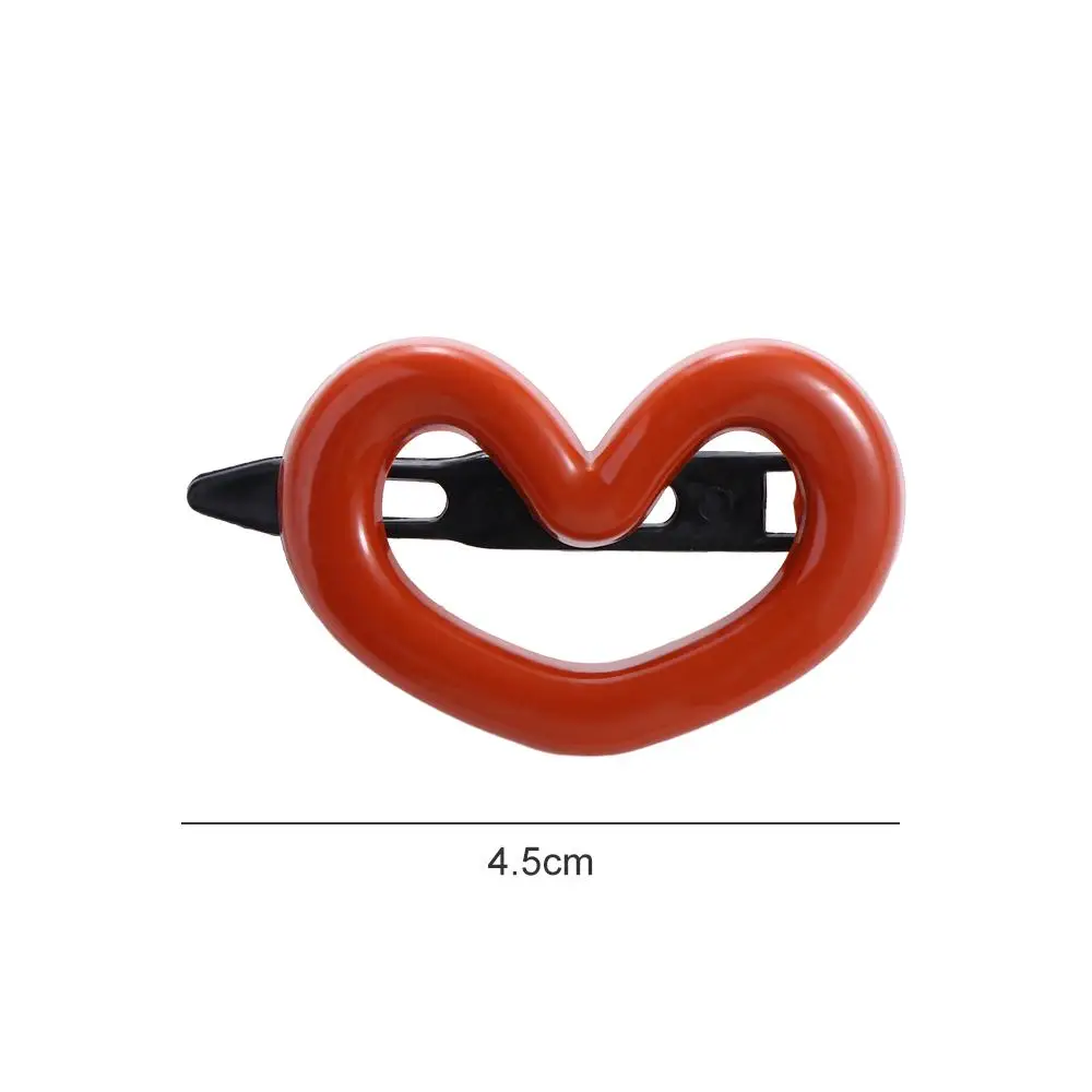 For Women Bangs Clip For Girl Duckbill Clip Gifts Hair Accessories Korean Style Hairpin Love Heart Hair Clip Y2K Hair Barrettes