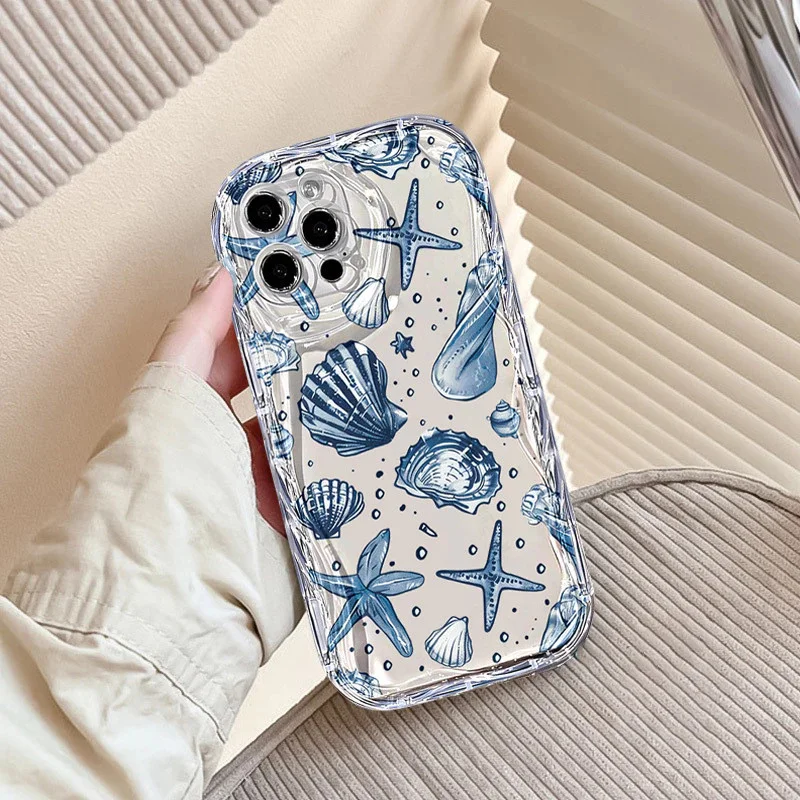 Elegant Marine Whale Shell Phone Case - Durable and Stylish Ocean-Inspired Design