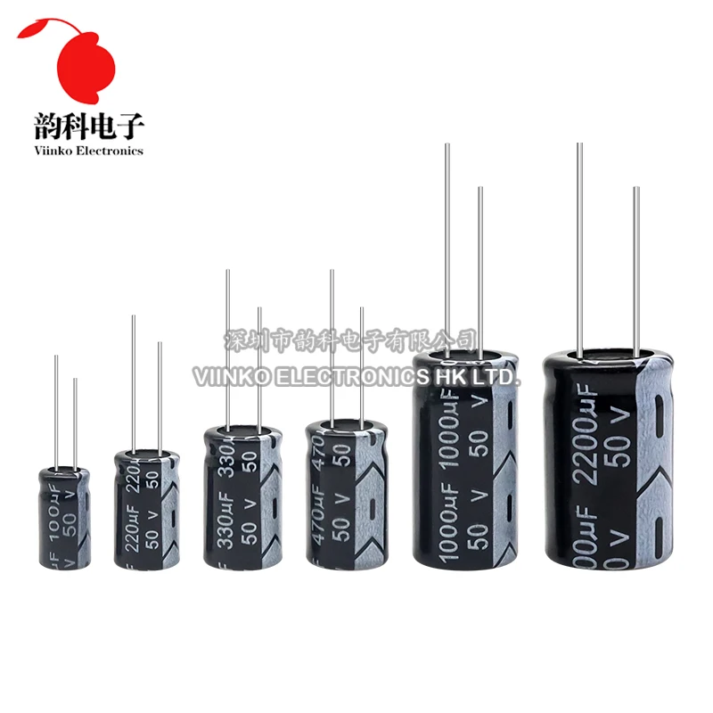 50V Aluminum Electrolytic Capacitor 0.1UF 0.22UF 0.47UF 10UF 22UF 33UF 47UF 100UF 220UF 470UF 680UF 1000UF 2200UF 3300UF 4700UF 50V Aluminum Electrolytic Capacitor 0.1UF 0.22UF 0.47UF 10UF 22UF 33UF 47UF 100UF 220UF 470UF 680UF 1000UF 2200UF 3300UF 4700UF