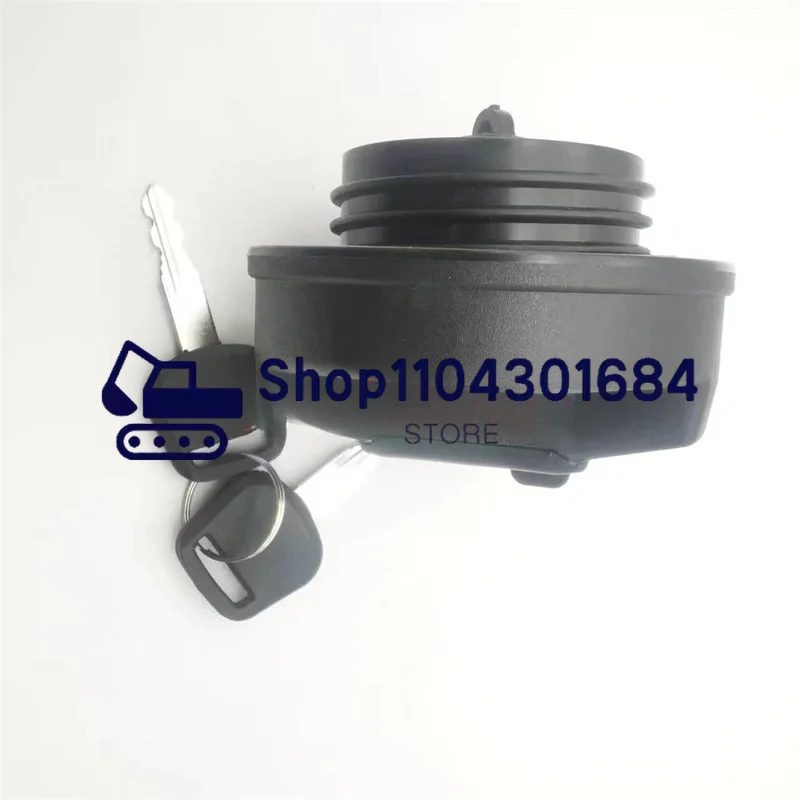 JCB BACKHOE DIESEL FUEL CAP WITH 2 KEYS PART NO. 332/F4780 OR 331/11403