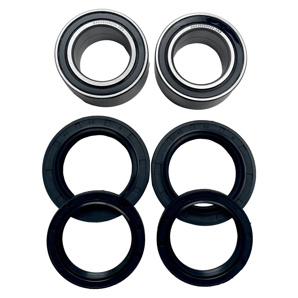 For Honda Rancher 350 TRX350FM 4x4 2000-2006 Both Front Wheel Bearings And Seals
