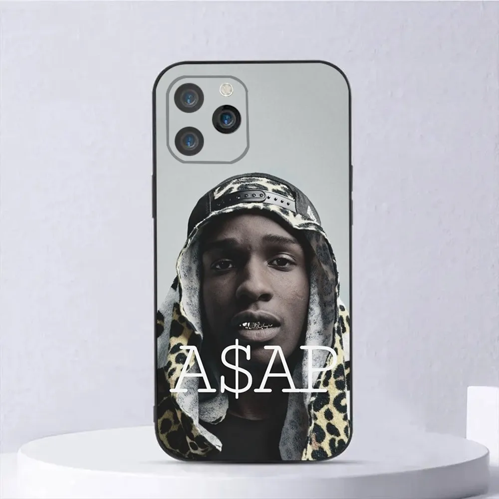 Popular Rapper ASAP Rocky Phone Case For iPhone 16 15 14 13 12 11 Pro Max Mini X XS XR SE 7 8 Plus Shockproof Soft Cover Fundas – Detail 7