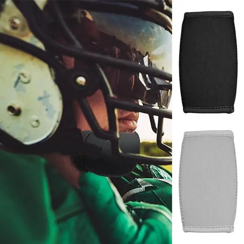 Football Chin Strap Pad Straps Padding Replacement Cushion Comfortable Soft Men's Chin Strap Pad Nylon Cover Hat