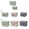 WBBOOMING 2 Size Fold Non-woven Fabric Storage Box Home Supplies Clothing Underwear Sock And Kid Toy Storage Organizer Cosmetics 6