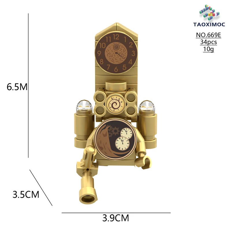 2024 New Skibidi Toilet Men vs. Monitor Building Blocks Super Titan TV Man Sound Man Children's Toy Birthday Building Block Gift 4
