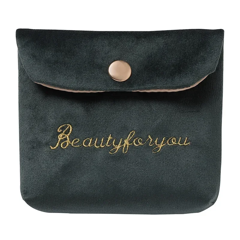 Velvet Cosmetic Organizer for Women & Girls - Stylish Travel Pouch