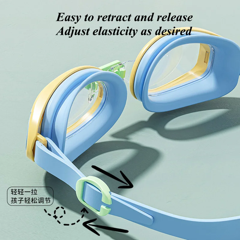 Children Swimming Goggles Boys Girls HD Waterproof Anti Fog Swimming Glasses Professional Small Frame Swim Equipment 4