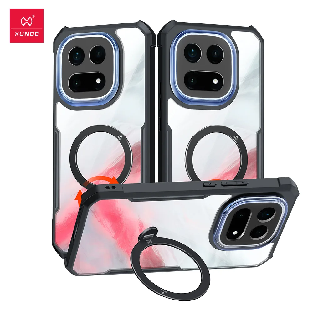 Xundd Airbag Shockproof Bumper Case with Lens Protection and Anti-Fingerprint Transparent Back