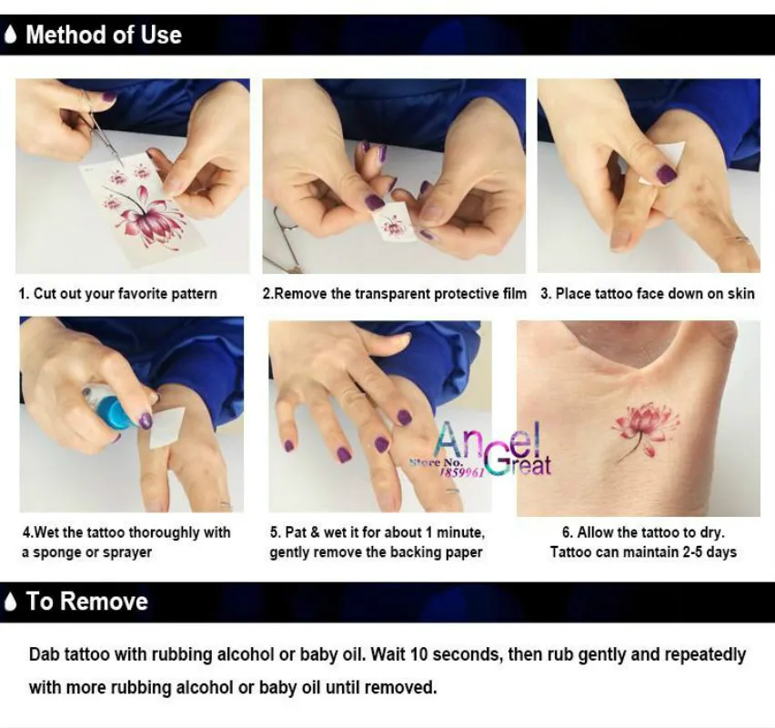 Luna Store Anime Hunter X Hunter Temporary Tattoos Shizuku Spider 8 Big Size Tattoo Body Art Waterproof Fake Tatoo Sticker 3