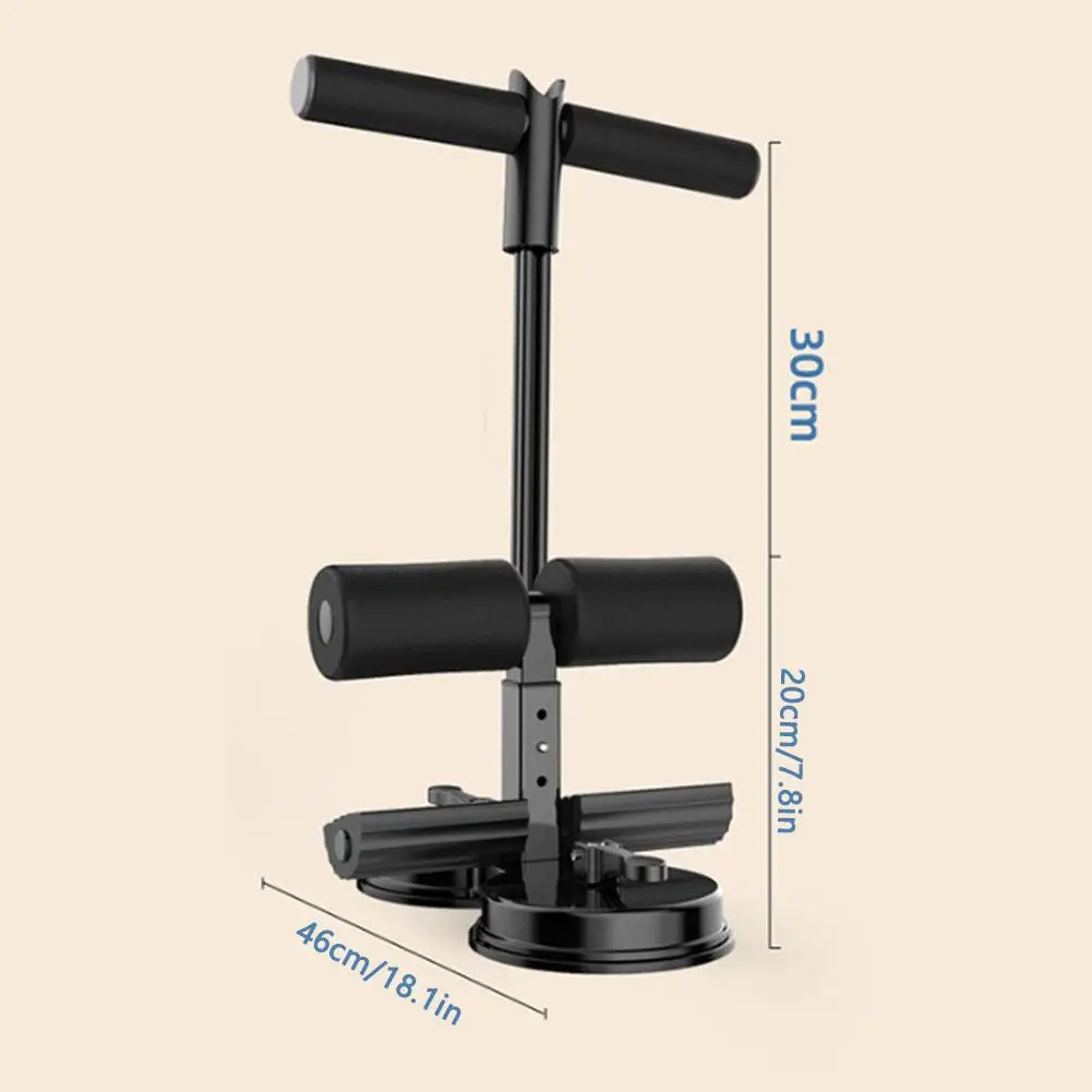 Sit-up-utrustning förankrad på marmorgolv
