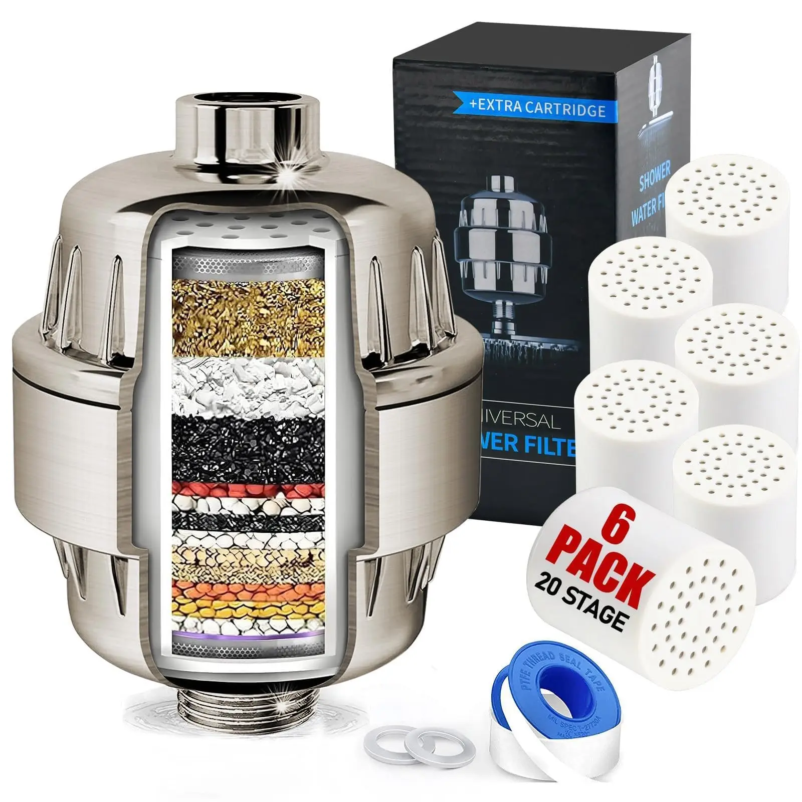 Multi-Layer Bathtub Water Purifier - Household Shower Filter Accessories