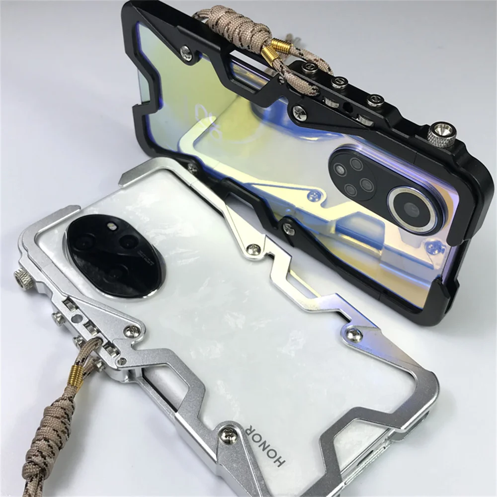 Premium Shockproof Aluminum Bumper Case - Heavy Duty Metal Cover