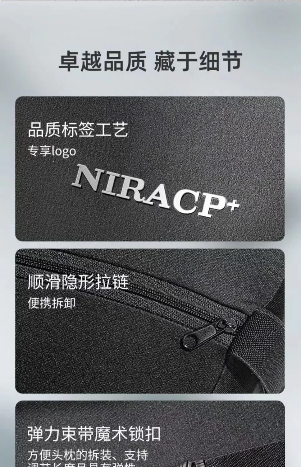 Car Neck Pillow – Ergonomic Lumbar Support Cushion With Memory Foam For Driver Seat