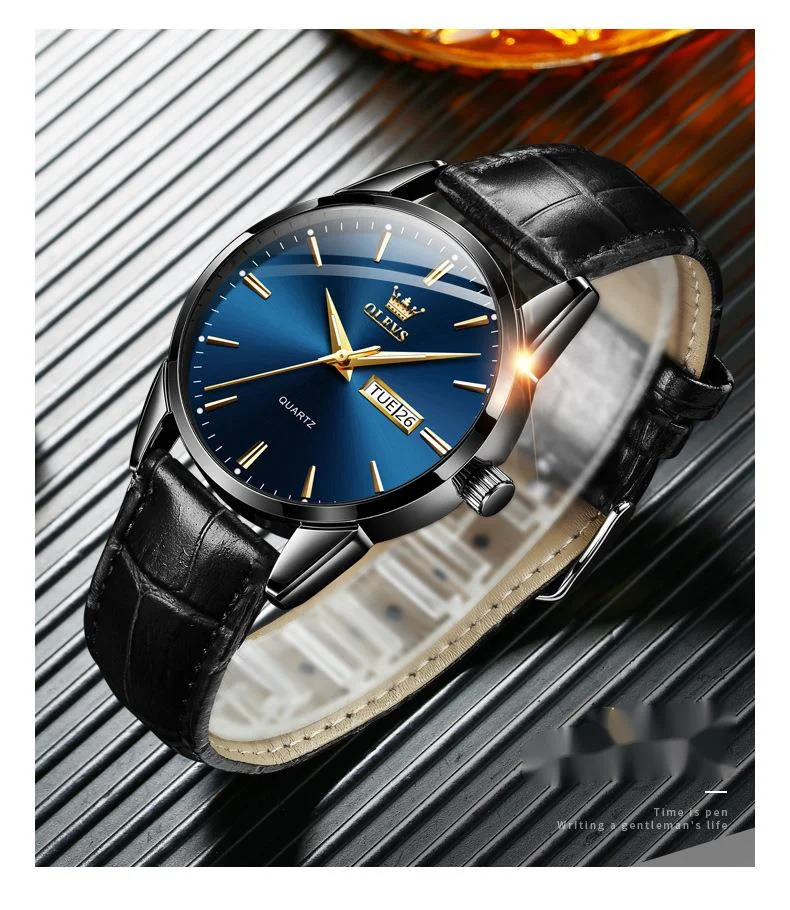 Reloj de cuarzo business para hombre resistente al agua elegante_voghion.com