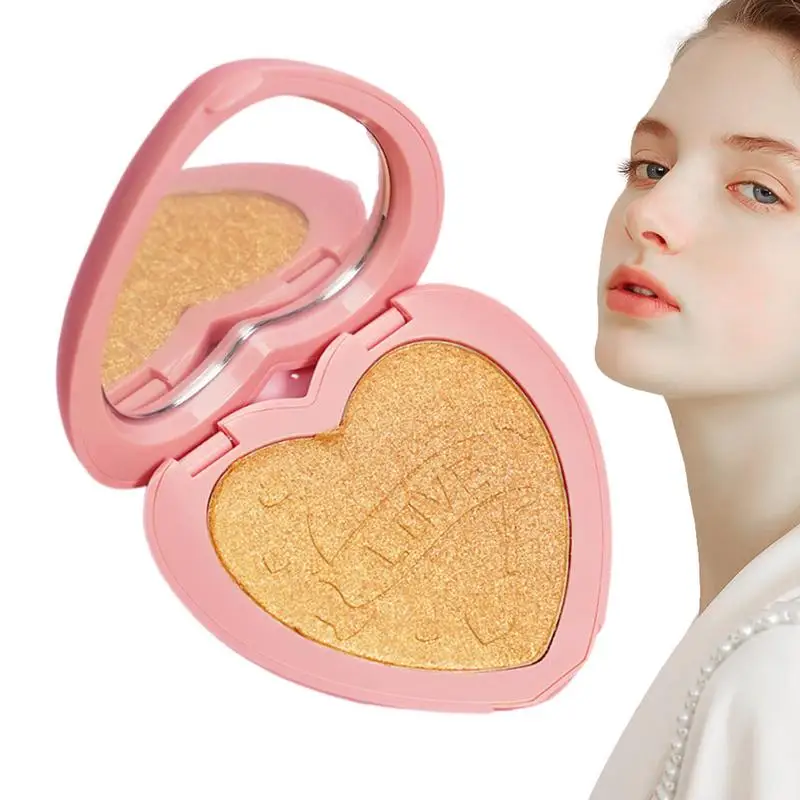 

Makeup Highlighter Powder Highlighters Blush Powder Makeup Palette Shimmer Contour Long-Lasting Natural Shiny Contour Cosmetics