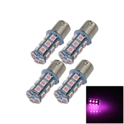 Pack of 4 Pink LED Daytime Running Lamps with 18 Emitters (Pink)