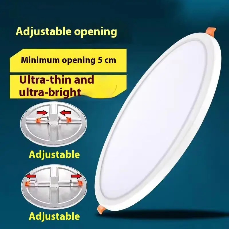 1Pc LED 패널 조명 표면 통 8W 15W 220V 라운드 패널 조명 흰색 실내 침실 LED 조명