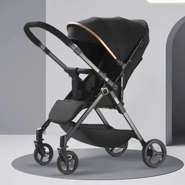EG7-Poussette Légère et Pliable pour Bébé, Landau Bidirectionnel, Inclinable, Portable, Compacte, pour Voyage et Tout-Petit 1