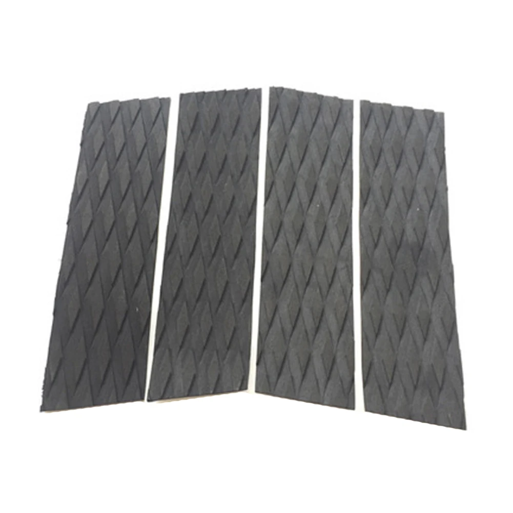 

4pcs EVA Skimboard Traction Pad EVA Material Surfboard Shortboard Surfing Anti Slip Tail Mat 30x8x0.5cm Water Sports Accessories