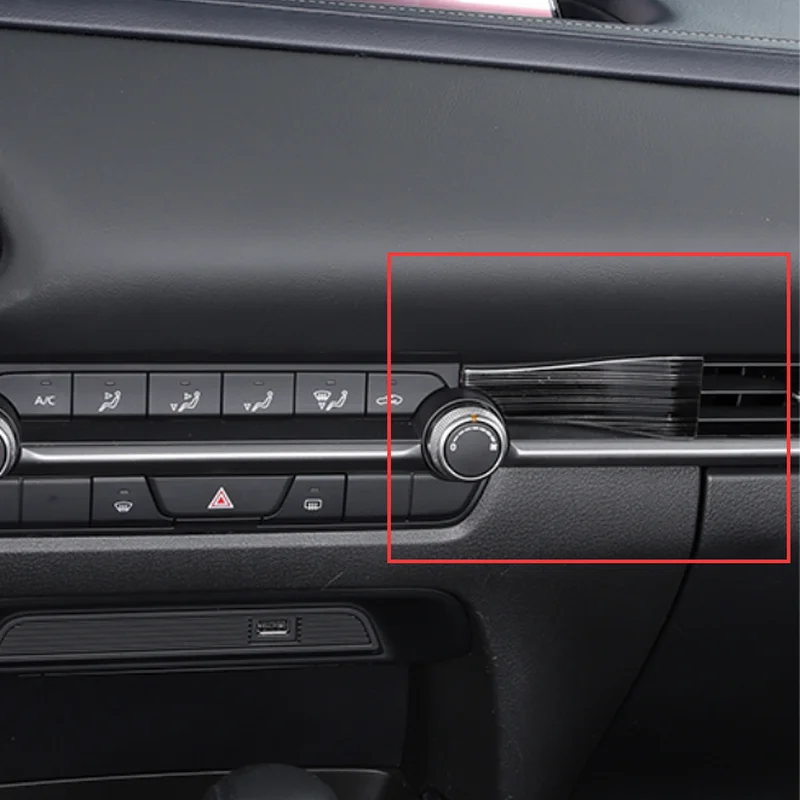 

Передняя центральная консоль из нержавеющей стали SBTMY для Mazda CX-30 CX30 2020 2021 2022 5 шт./компл.