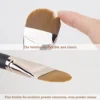 New Foundation Make-up Brush Round Head Ultra-thin Foundation Make-up Brush Liquid Foundation Flat Head Facial Mask Makeup Tool 2