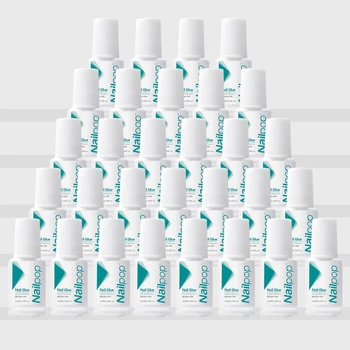Nailpop 30/20/10pcs 7ml Nail Glue Strong Adhesive Fast Dry Fake Nail Tips and Rhinestone Long-Lasting Glue for Nail Art Tools