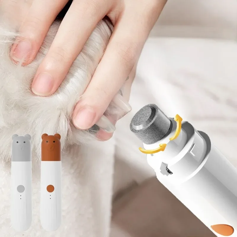 Popular Pet Electric Nail Grinder with Led Light to Illuminate the Blood Line, Suitable for Cats and Dogs, Electric Nail Clipper Popular Pet Electric Nail Grinder with Led Light to Illuminate the Blood Line, Suitable for Cats and Dogs, Electric Nail Clipper