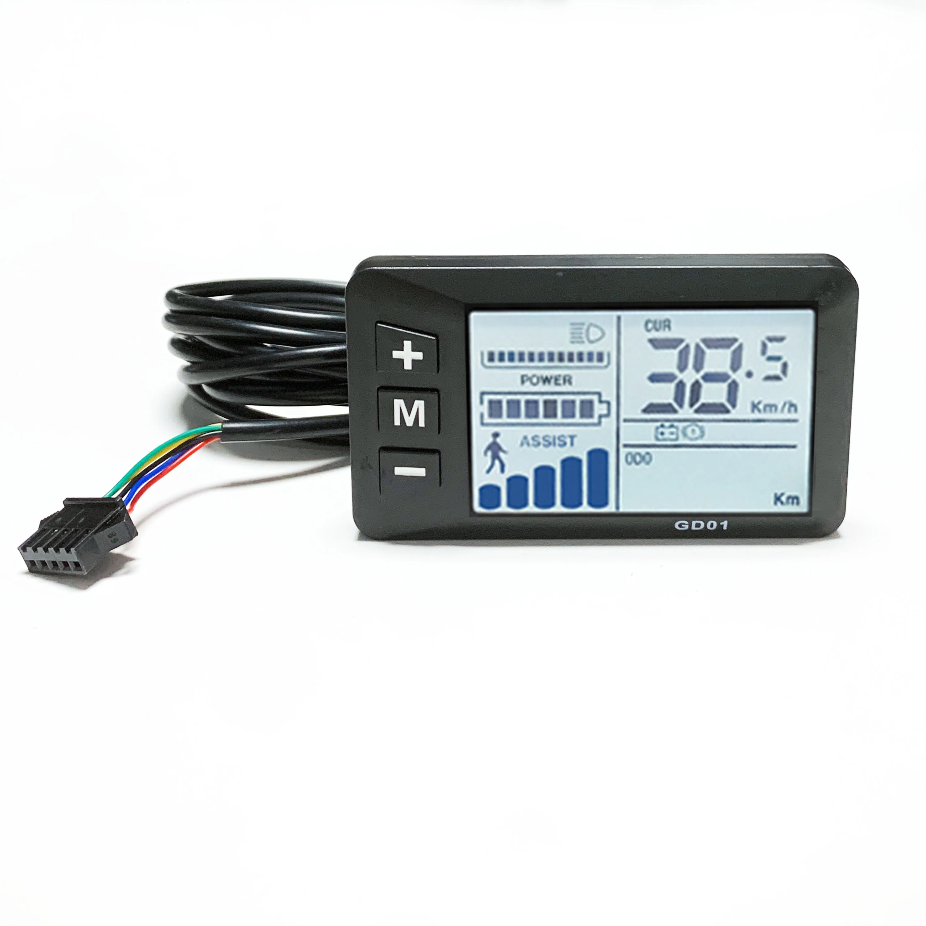 25A/30A E-bike Brushless Motor Controller 24V 36V 48V 350W 500W with GD01 LCD Di