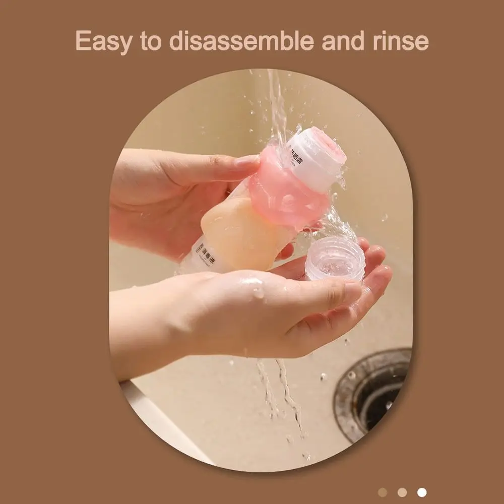 New 90ml Travel Dispenser Bottle Reusable Empty Squeeze Bottle Double-ended Travel Split Bottle Shower Gel Shampoo Lotion