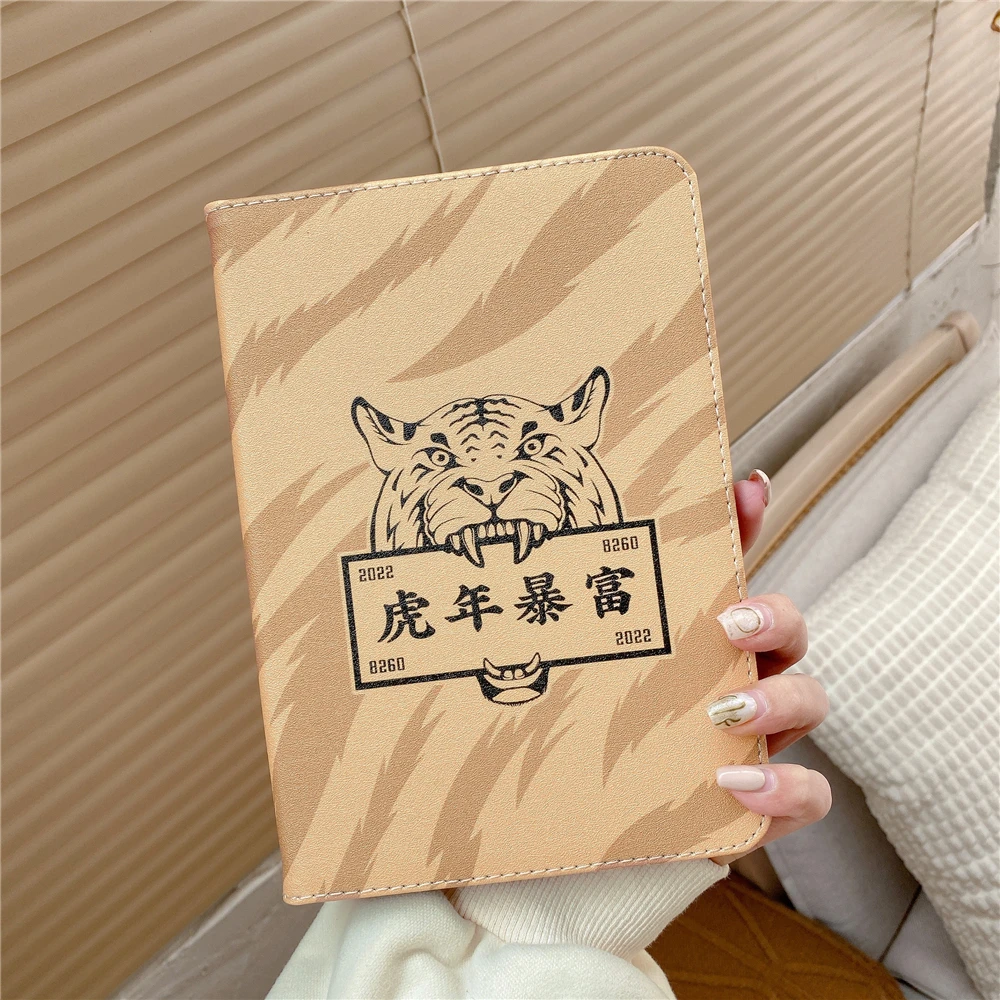 

Year of the Tiger Tablet Beschermhoes for IPad Air 4 IPad Pro 2021 Cover IPad 10.5 IPad 7 8 9 Th IPad Mini 6 5 4 3 2