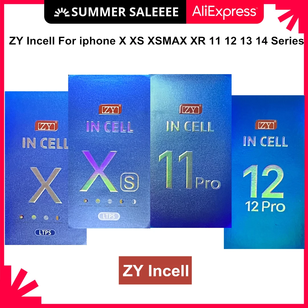 Per Iphone X Xs 12 Mini 13 Mini Zy Incell Display Lcd Touch Screen Per Iphone 12 Xr 11 Pro 13 Zy Incell Oled Lcd Pantalla