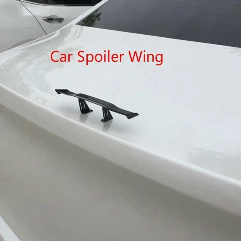 Spoiler posteriore per Auto Mini Spoiler Wing piccolo modello GT fibra di carbonio senza perforazione decorazione coda accessori Auto Car-styling - immagine 6