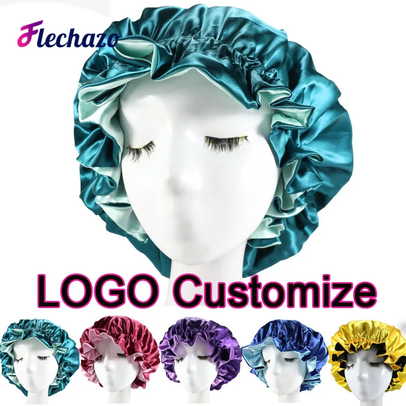 Двусторонняя Атласная шапочка