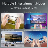 Console de jeu rétro portable Anbernic RG CubeXX, écran IPS de 3,95 pouces, système Linux 64 bits avec éclairage de joystick RGB, prise en charge HDMI 4
