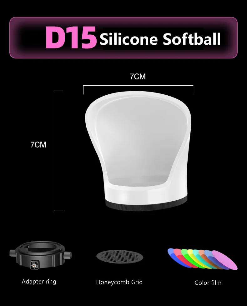 Blitzdiffusor Dome Bounce Softbox für Godox V1 V850iii TT685 V860 YONGNUO YN600EX-RT II – Detail 3