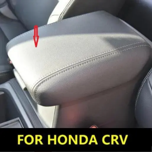 

For Honda CRV 2012 2013 2014 2015 2016 2017 2018 2019 2020 2021 Microfibre Leather Center Armrest Cover Car accessories interior