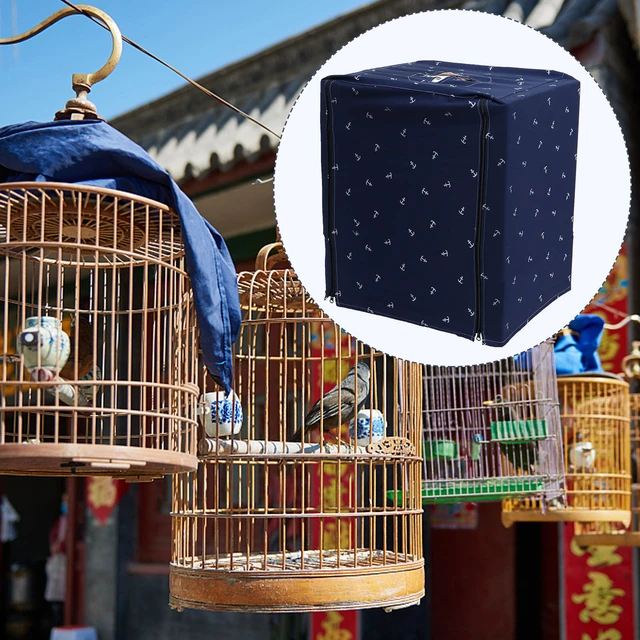 Universal Bird Cage Cover Winter Windproof Parrot Cage Shield Protector  Keep Warm Night Blackout Bird Cage