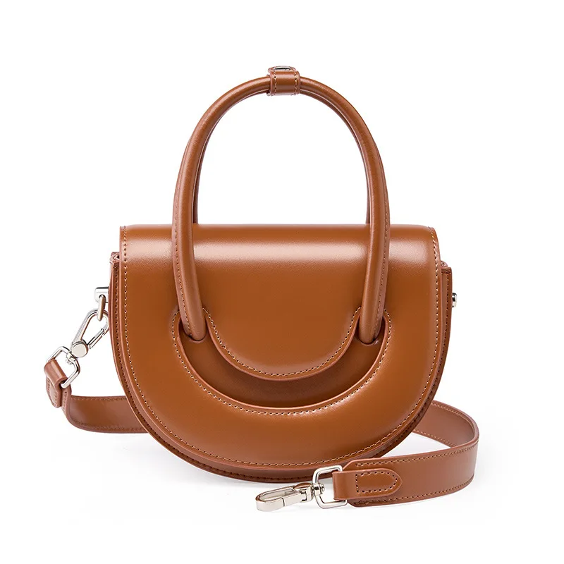 

Fashion Women Saddle Bags Shoulder Bags Casual Shopping Genuine Leather Crossbody Bags Luxury Tote Bags for Women Underarm Bag
