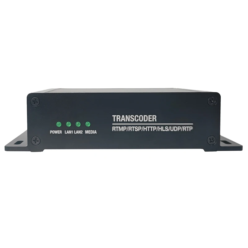 9채널 H265 4K 1080p 비디오 IP트랜스코더 디코더 오디오 웹 FM RTMP UDP 서버용