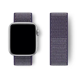Premium Nylon Smartwatch Band - Versatile and Durable Bracelet Strap for 38mm 40mm 41mm (5 Midnight blue)