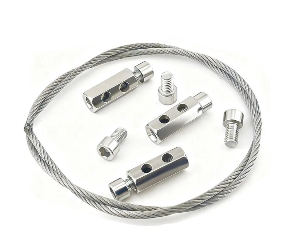 3/4/5/6 mm verstellbare Aufhängung, feste Stahldrahtseilklemme, robuster Kabelclip mit Schraubenschlüssel zum Verriegeln von Metallbefestigungen – Detail 6