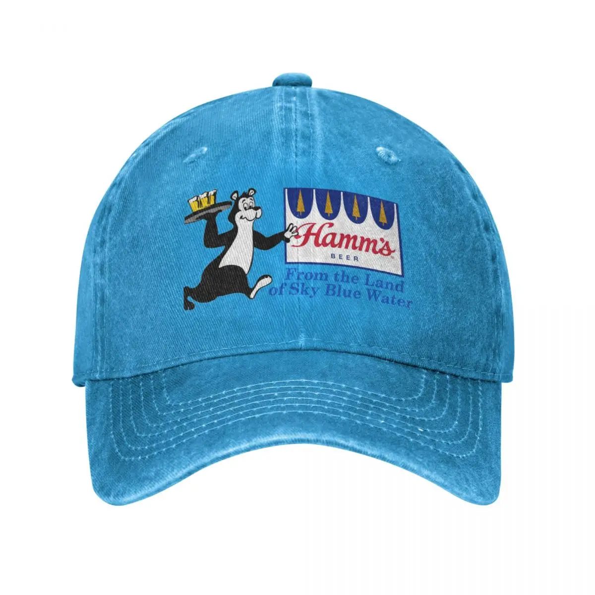

Hamm's From the land of sky blue waters Baseball Cap Sunhat Trucker Cap Hip Hop Sun Hats For Women Men'S