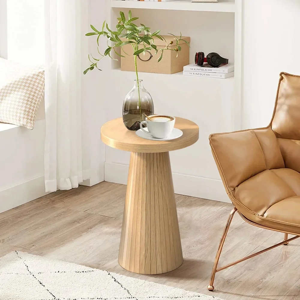 Small Round Pedestal End Table 2